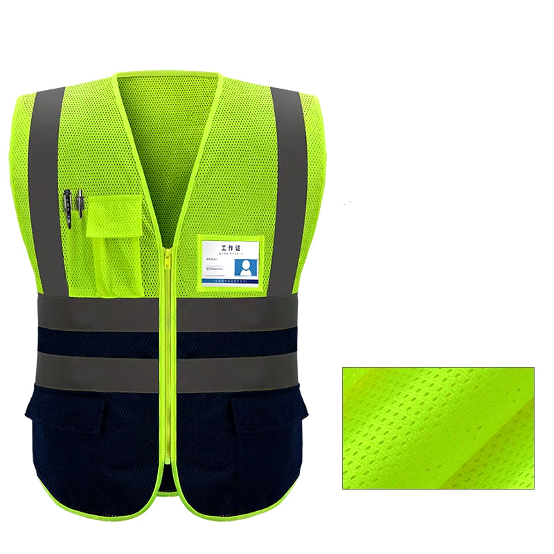 High Visibility Reflective Vest Working Clothes Motorcycle Cycling Sports Outdoor Reflective Safety Clothing Reflective Jacket